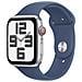 Watch Se Gps + Cellular 44mm Silver Aluminium Case Mit Denim Sport Band - S /m (mxgp3qf /a) - Foto miniatura 1