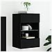 Mobile TV a Parete con Luci LED Nero 40x30x60,5 cm - Foto miniatura 6