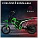 Moto Elettrica per Bambini con Acceleratore Manuale, 2 Velocità 8-16km /h, Età 8-12 Anni, Verde - Foto miniatura 2