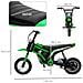 Moto Elettrica per Bambini con Acceleratore Manuale, 2 Velocità 8-16km /h, Età 8-12 Anni, Verde - Foto miniatura 4