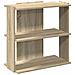 Libreria 3 Ripiani Rovere Sonoma 60x30x60 Cm Legno Multistrato - Foto miniatura 2