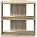 Libreria 3 Ripiani Rovere Sonoma 60x30x60 Cm Legno Multistrato - Foto miniatura 3