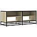 Mobile Tv Rovere Sonoma 120,5x40x46cm Legno Multistrato Metallo - Foto miniatura 2