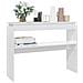 Lusso Casadino -  Tavolino Consolle Bianco Lucido 102x30x80 Cm Legno Multistrato - Foto miniatura 2