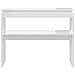 Lusso Casadino -  Tavolino Consolle Bianco Lucido 102x30x80 Cm Legno Multistrato - Foto miniatura 3