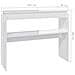Lusso Casadino -  Tavolino Consolle Bianco Lucido 102x30x80 Cm Legno Multistrato - Foto miniatura 5