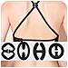 3 Clip Ferma Spalline Per Reggiseno Antiscivolo, Supporti Regolabili Per Spalline Per Donna   Model 3 - Foto miniatura 3