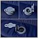Materasso Campeggio Autogonfiabile Cuscini 1 Persona Blu Marino - Foto miniatura 4