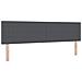 Testiera  Design Semplice Grigio Scuro 180 cm Tessuto Corduroy - Foto miniatura 1