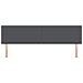 Testiera  Design Semplice Grigio Scuro 180 cm Tessuto Corduroy - Foto miniatura 4