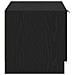 Mobile TV  2 pezzi Nero Rovere 80x35x36,5 cm Legno ingegnerizzato - Foto miniatura 7