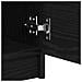 Mobile TV  2 pezzi Nero Rovere 80x35x36,5 cm Legno ingegnerizzato - Foto miniatura 9
