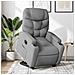 Poltrona Reclinante Alzapersona Elettrica Grigio Chiaro Tessuto - Foto miniatura 2