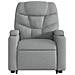 Poltrona Reclinante Alzapersona Elettrica Grigio Chiaro Tessuto - Foto miniatura 9