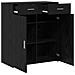 Armadio da stoccaggio Rovere Nero 80x42.5x93.5 cm Legno ingegnerizzato - Foto miniatura 5