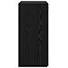 Armadio da stoccaggio Rovere Nero 80x42.5x93.5 cm Legno ingegnerizzato - Foto miniatura 7