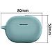 Custodia In Silicone Con Moschettone Per Auricolari Compatible With Huawei Freebuds Pro 4/pro 3 - Protezione Antiurto Green - Foto miniatura 2
