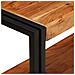 Tavolo consolle 160x33x75 cm acacia grezza solida - Foto miniatura 6