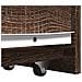 Armadietto da Bagno Stretto con Ruote Rovere Marrone Truciolato - Foto miniatura 8