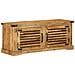 Panchina vitaXL 110x38x45 cm Legno Massello di Mango Grezzo - Foto miniatura 1