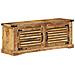 Panchina vitaXL 110x38x45 cm Legno Massello di Mango Grezzo - Foto miniatura 2