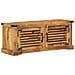 Panchina vitaXL 110x38x45 cm Legno Massello di Mango Grezzo - Foto miniatura 8