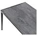 Tavolo Da Pranzo Da Giardino Sovareto 180 Cm 90 Cm Effetto Pietra Grigio Scuro - Foto miniatura 5