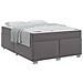 Struttura del letto Grigio 140 x 200 cm Pelle sintetica - Foto miniatura 4