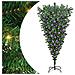Albero di Natale artificiale preilluminato capovolto con set di palline - Foto miniatura 1