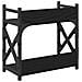 Supporto per Stampante Rovere Nero 40 x 20 x 40 cm - Foto miniatura 7
