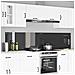 Rivestimento da Cucina 2 pcs Grigio scuro 110 x 50 cm - Foto miniatura 2