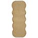 Specchio Da Parete Emily Wavy In Velluto Oro 67x166 Cm - Foto miniatura 6