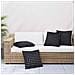 Cuscini Scatter a scacchi 4 pcs Quadro Nero 60 x 60 cm - Foto miniatura 2