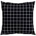 Cuscini Scatter a scacchi 4 pcs Quadro Nero 60 x 60 cm - Foto miniatura 5