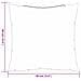 Cuscini Scatter a scacchi 4 pcs Quadro Nero 60 x 60 cm - Foto miniatura 8