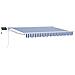 Tenda retrattile manuale con LED Blu e Bianco 3,5 x 2,5 m - Foto miniatura 1
