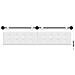 Testiera sospesa Con luce LED Bianco Tessuto - Foto miniatura 6