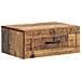 Mobiletto da notte a muro Legno antico 49 x 34,5 x 20 cm - Foto miniatura 1