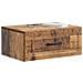 Mobiletto da notte a muro Legno antico 49 x 34,5 x 20 cm - Foto miniatura 2