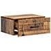 Mobiletto da notte a muro Legno antico 49 x 34,5 x 20 cm - Foto miniatura 3