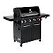 Professional CORE B 4 Grill Carrello Gas Nero, Acciaio inox 13180 W - Foto miniatura 5
