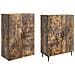 Set di armadi 2 pcs 66 x 34,5 x 89,5 cm Legno ingegnerizzato - Foto miniatura 3