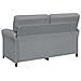 Set di divani 2 pz Grigio Chiaro Tessuto - Foto miniatura 6