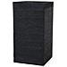 Vaso Da Fiori Rettangolare 40 X 40 X 77 Cm Nero Dion - Foto miniatura 1
