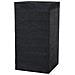 Vaso Da Fiori Rettangolare 40 X 40 X 77 Cm Nero Dion - Foto miniatura 15