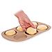 629518 Stampo Panini per Hamburger, Silicone, 36.9 x 21.6 x 1.8 cm, Nocciola - Foto miniatura 2
