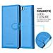 Custodia Compatibile Con Huawei P10 In Pastello Blu - Coperchio Protettiva Con Chiusura Magnetica, Funzione Stand E Tasca Per Le Carte - Foto miniatura 2