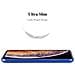 Custodia Compatibile Con Apple Iphone Xs Max In Blu - Coperchio Protettivo In Silicone Tpu Flessibile Con Design Spazzolato - Foto miniatura 6