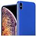 Custodia Compatibile Con Apple Iphone Xs Max In Blu - Coperchio Protettivo In Silicone Tpu Flessibile Con Design Spazzolato - Foto miniatura 8
