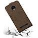 Custodia Compatibile Con Motorola Moto Z2 Play In Bruno Caffè - Coperchio Protettivo In Design Flip Con Chiusura Magnetica - Foto miniatura 7